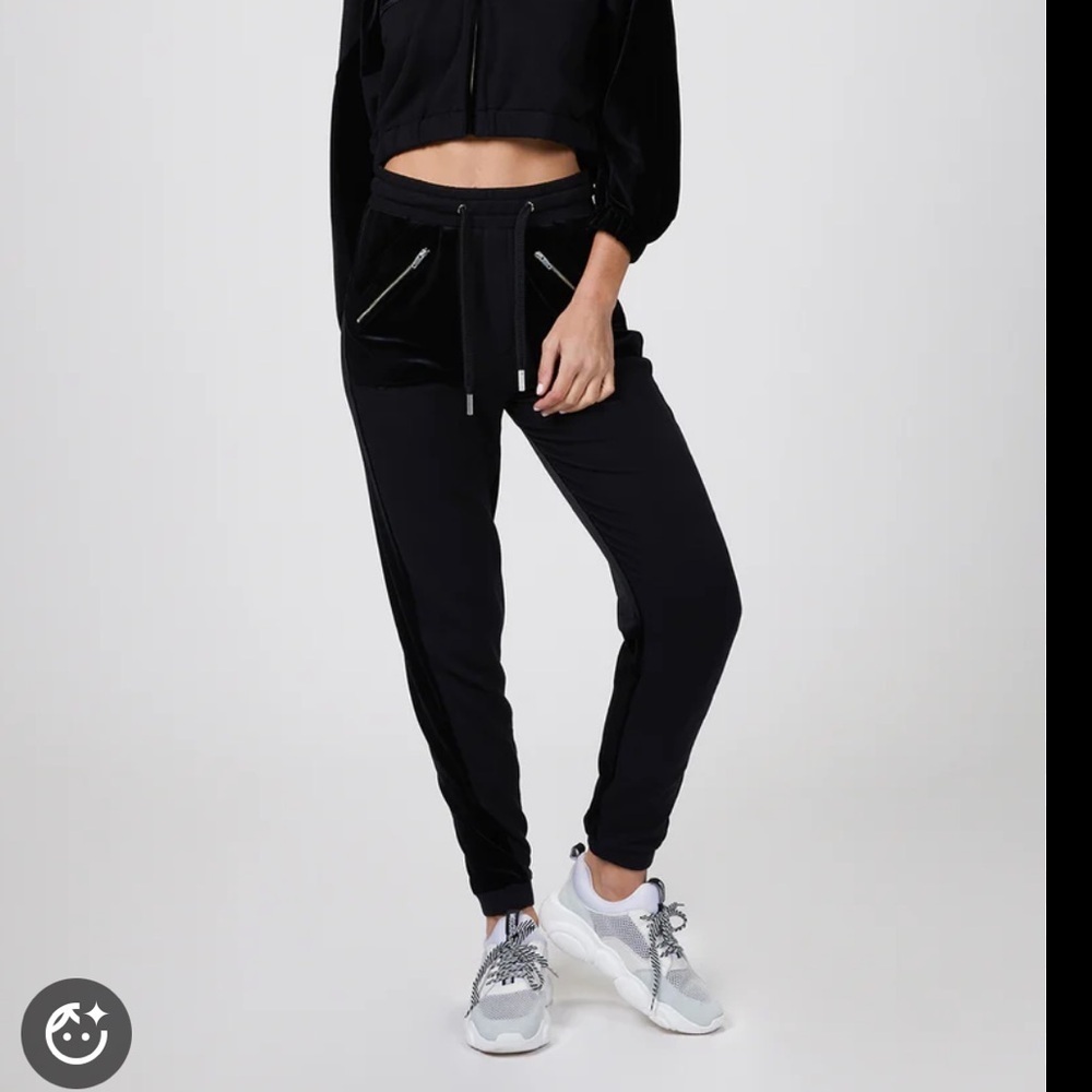 THE KOOPLES Sport Dual Fabric Jogger with Zip. Size 1